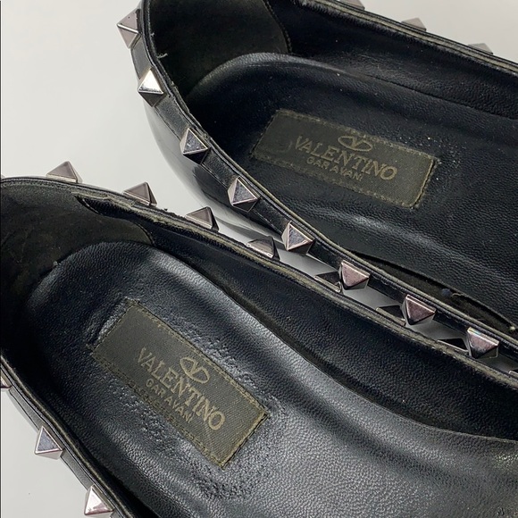 Valentino Rockstud black flats 36 - women’s 6 (i) - Picture 7 of 10